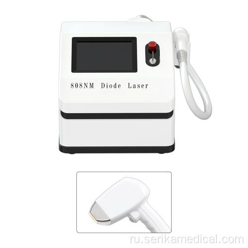 Портативный 808NM диодная лазерная машина для удаления волос